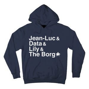 Jean Luc Data Lily The Borg Tall Hoodie