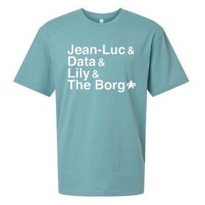 Jean Luc Data Lily The Borg Sueded Cloud Jersey T-Shirt