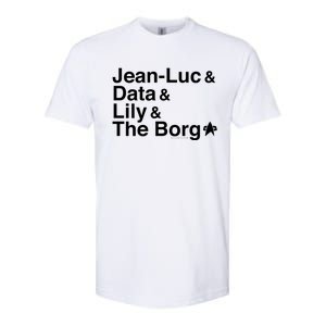 Jean Luc Data Lily The Borg Softstyle CVC T-Shirt