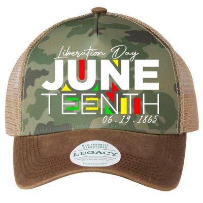 Juneteenth Liberation Day Since 1865 Legacy Tie Dye Trucker Hat