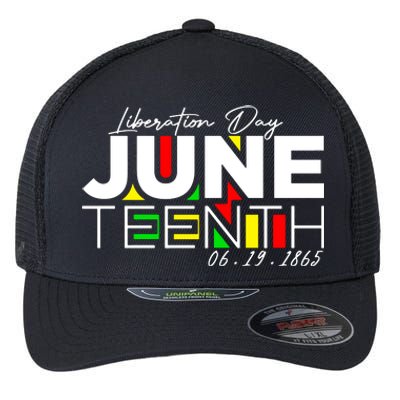 Juneteenth Liberation Day Since 1865 Flexfit Unipanel Trucker Cap