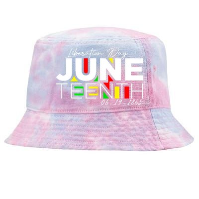 Juneteenth Liberation Day Since 1865 Tie-Dyed Bucket Hat