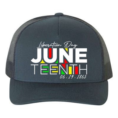 Juneteenth Liberation Day Since 1865 Yupoong Adult 5-Panel Trucker Hat