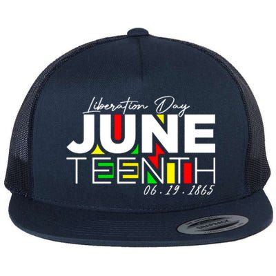 Juneteenth Liberation Day Since 1865 Flat Bill Trucker Hat