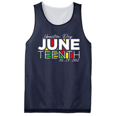 Juneteenth Liberation Day Since 1865 Mesh Reversible Basketball Jersey Tank