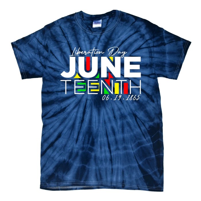 Juneteenth Liberation Day Since 1865 Tie-Dye T-Shirt