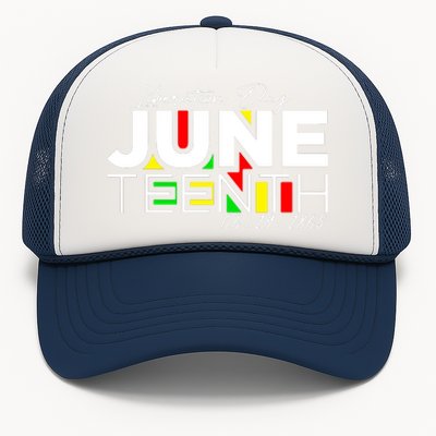 Juneteenth Liberation Day Since 1865 Trucker Hat