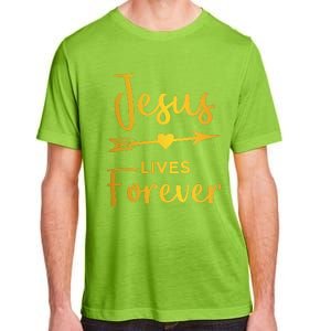 Jesus Lives Forever Christian Graphic Easter Adult ChromaSoft Performance T-Shirt