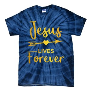 Jesus Lives Forever Christian Graphic Easter Tie-Dye T-Shirt