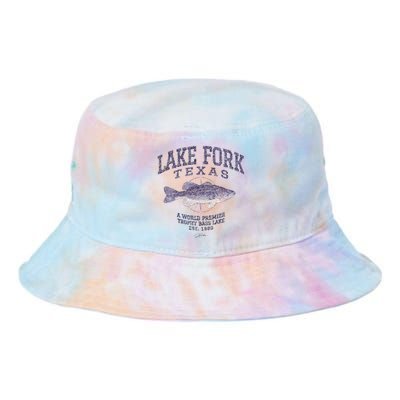 JCombs Lake Fork TX With Largemouth Bass Tie Dye Newport Bucket Hat