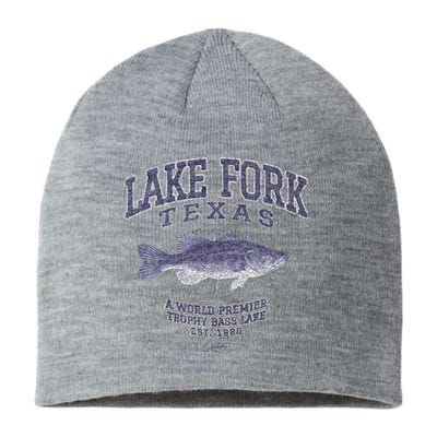 JCombs Lake Fork TX With Largemouth Bass Sustainable Beanie