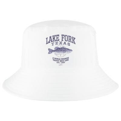 JCombs Lake Fork TX With Largemouth Bass Cool Comfort Performance Bucket Hat