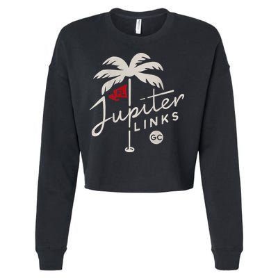 Jupiter Links Golf Club Cropped Pullover Crew