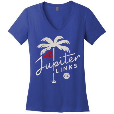 Jupiter Links Golf Club Women's V-Neck T-Shirt