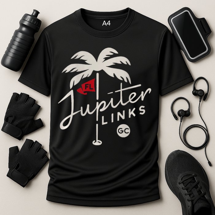 Jupiter Links Golf Club Tgl Frontback Cooling Performance Crew T-Shirt