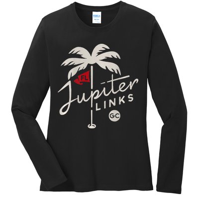 Jupiter Links Golf Club Tgl Frontback Ladies Long Sleeve Shirt