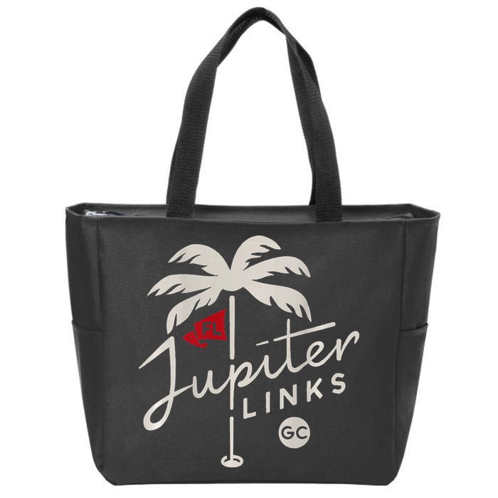 Jupiter Links Golf Club Tgl Frontback Zip Tote Bag