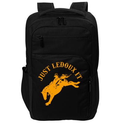 Just Ledoux It Cowboy Whiskey Wine Lover Impact Tech Backpack