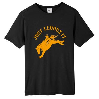 Just Ledoux It Cowboy Whiskey Wine Lover Tall Fusion ChromaSoft Performance T-Shirt