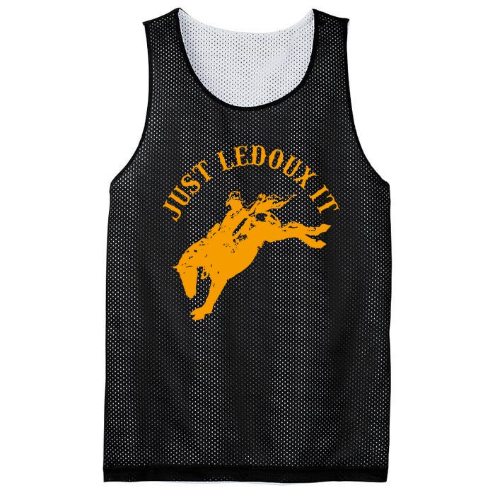 Just Ledoux It Cowboy Whiskey Wine Lover Mesh Reversible Basketball Jersey Tank