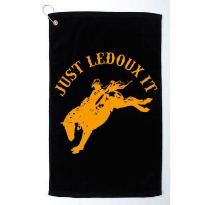 Just Ledoux It Cowboy Whiskey Wine Lover Platinum Collection Golf Towel