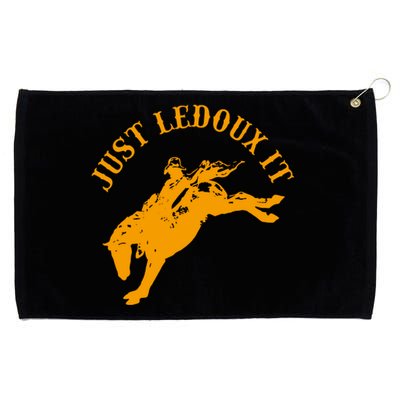 Just Ledoux It Cowboy Whiskey Wine Lover Grommeted Golf Towel