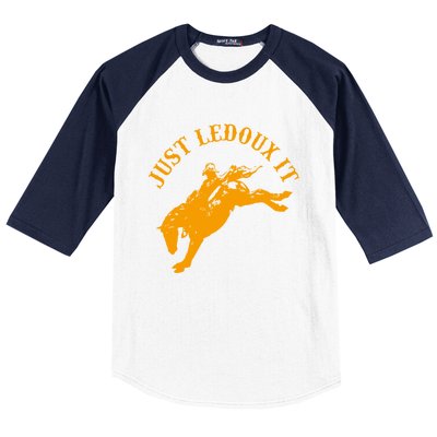 Just Ledoux It Cowboy Whiskey Wine Lover Baseball Sleeve Shirt