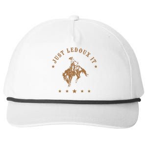 Just Ledoux It Cowboy Whiskey Wine Lover Snapback Five-Panel Rope Hat