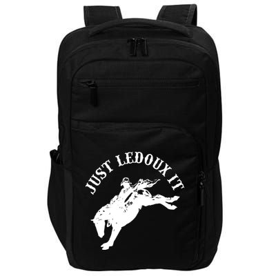 Just Ledoux It Cowboy Whiskey Wine Lover Impact Tech Backpack