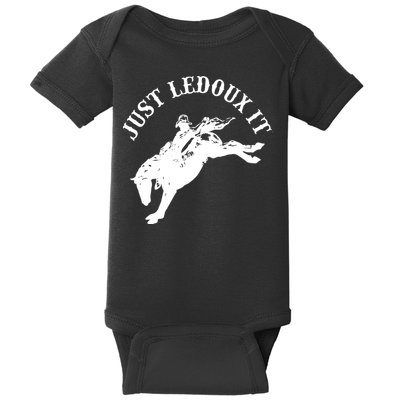 Just Ledoux It Cowboy Whiskey Wine Lover Baby Bodysuit
