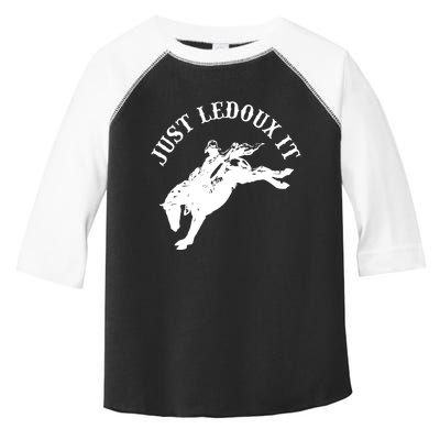 Just Ledoux It Cowboy Whiskey Wine Lover Toddler Fine Jersey T-Shirt