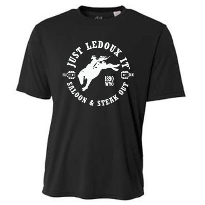 Just Ledoux It Just Ledoux It Cowboy Whiskey Wine Lover Cooling Performance Crew T-Shirt