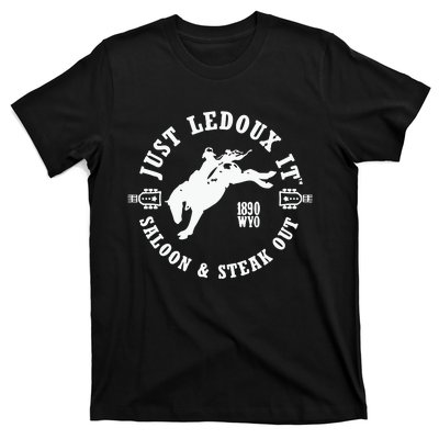 Just Ledoux It Just Ledoux It Cowboy Whiskey Wine Lover T-Shirt