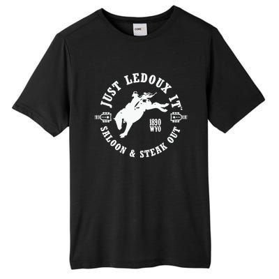 Just Ledoux It Just Ledoux It Cowboy Whiskey Wine Lover Tall Fusion ChromaSoft Performance T-Shirt