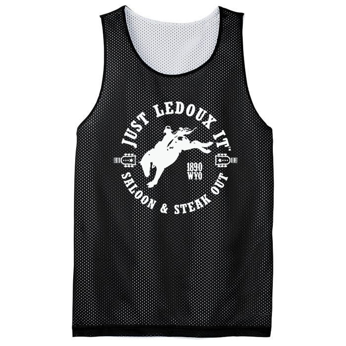 Just Ledoux It Just Ledoux It Cowboy Whiskey Wine Lover Mesh Reversible Basketball Jersey Tank