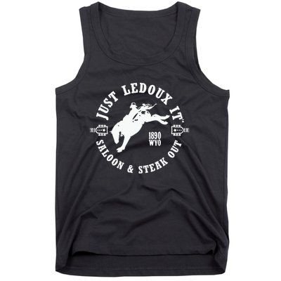 Just Ledoux It Just Ledoux It Cowboy Whiskey Wine Lover Tank Top