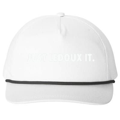 Just Ledoux It Snapback Five-Panel Rope Hat