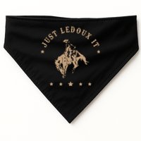 Just Ledoux It Cowboy Whiskey Wine Lover USA-Made Doggie Bandana