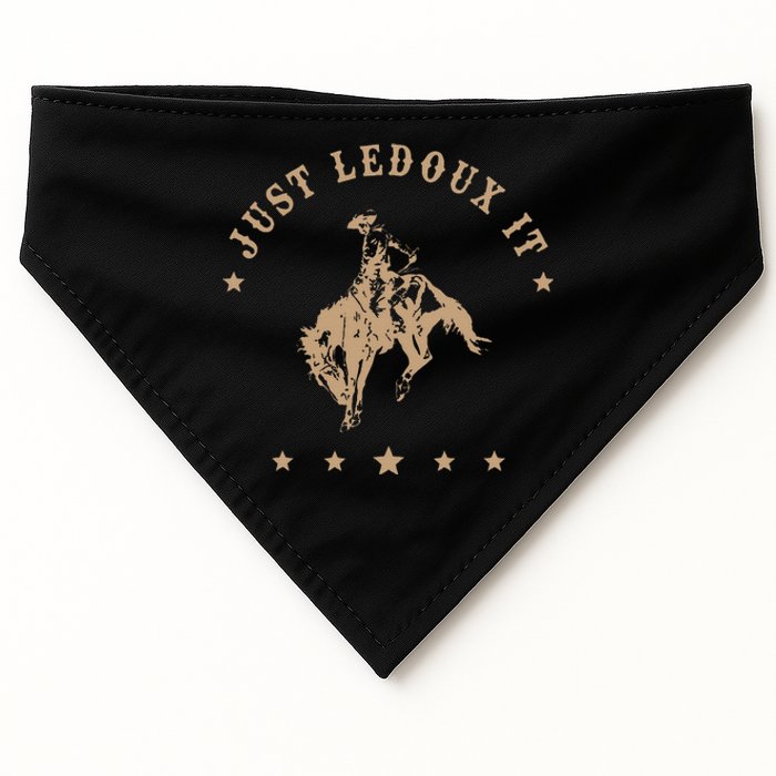 Just Ledoux It Cowboy Whiskey Wine Lover USA-Made Doggie Bandana