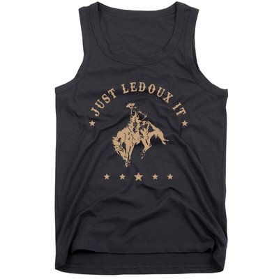 Just Ledoux It Cowboy Whiskey Wine Lover Tank Top