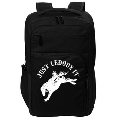 Just Ledoux It Cowboy Whiskey Wine Lover Impact Tech Backpack