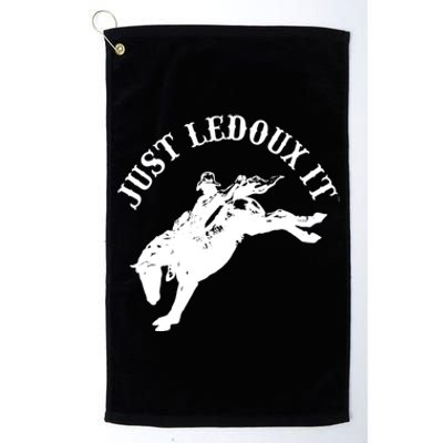 Just Ledoux It Cowboy Whiskey Wine Lover Platinum Collection Golf Towel