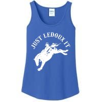 Just Ledoux It Cowboy Whiskey Wine Lover Ladies Essential Tank