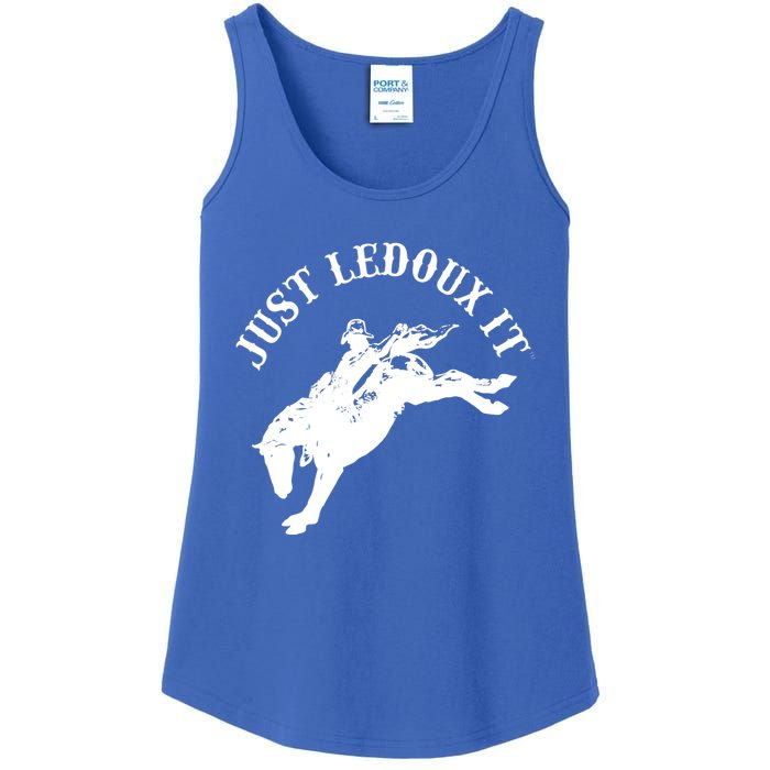 Just Ledoux It Cowboy Whiskey Wine Lover Ladies Essential Tank