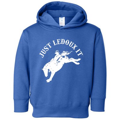 Just Ledoux It Cowboy Whiskey Wine Lover Toddler Hoodie