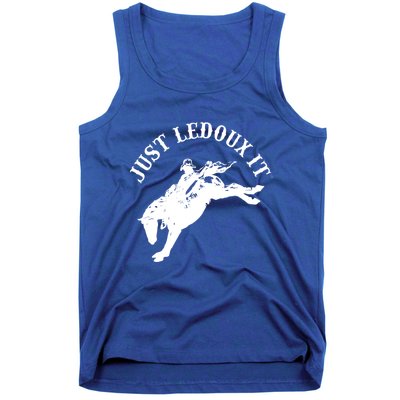 Just Ledoux It Cowboy Whiskey Wine Lover Tank Top