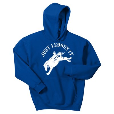 Just Ledoux It Cowboy Whiskey Wine Lover Kids Hoodie