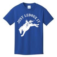 Just Ledoux It Cowboy Whiskey Wine Lover Kids T-Shirt