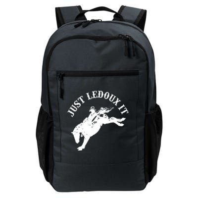 Just Ledoux It Cowboy Whiskey Wine Lover Daily Commute Backpack