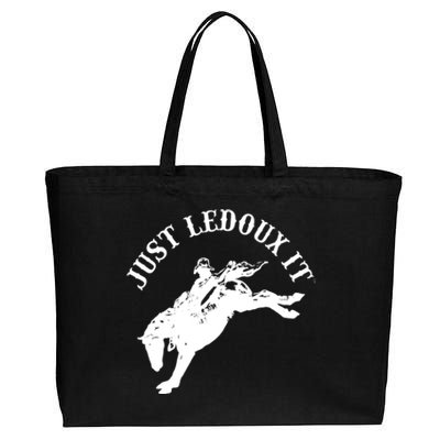 Just Ledoux It Cowboy Whiskey Wine Lover Cotton Canvas Jumbo Tote